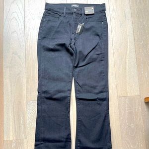 Express boot/straight leg black jeans